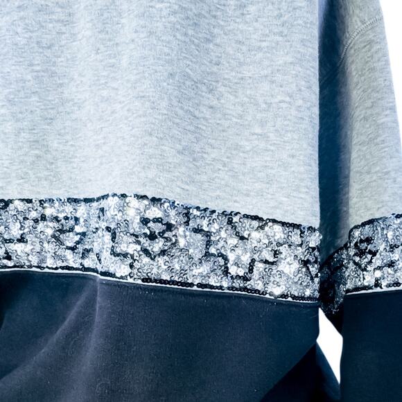 VS PINK Sequin Hoodie Sweater - Size S - Picture 4 of 7